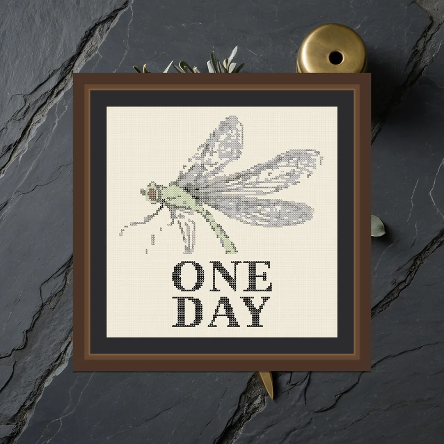 One Day cross stitch pattern