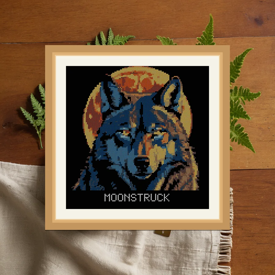 Moonstruck cross stitch pattern