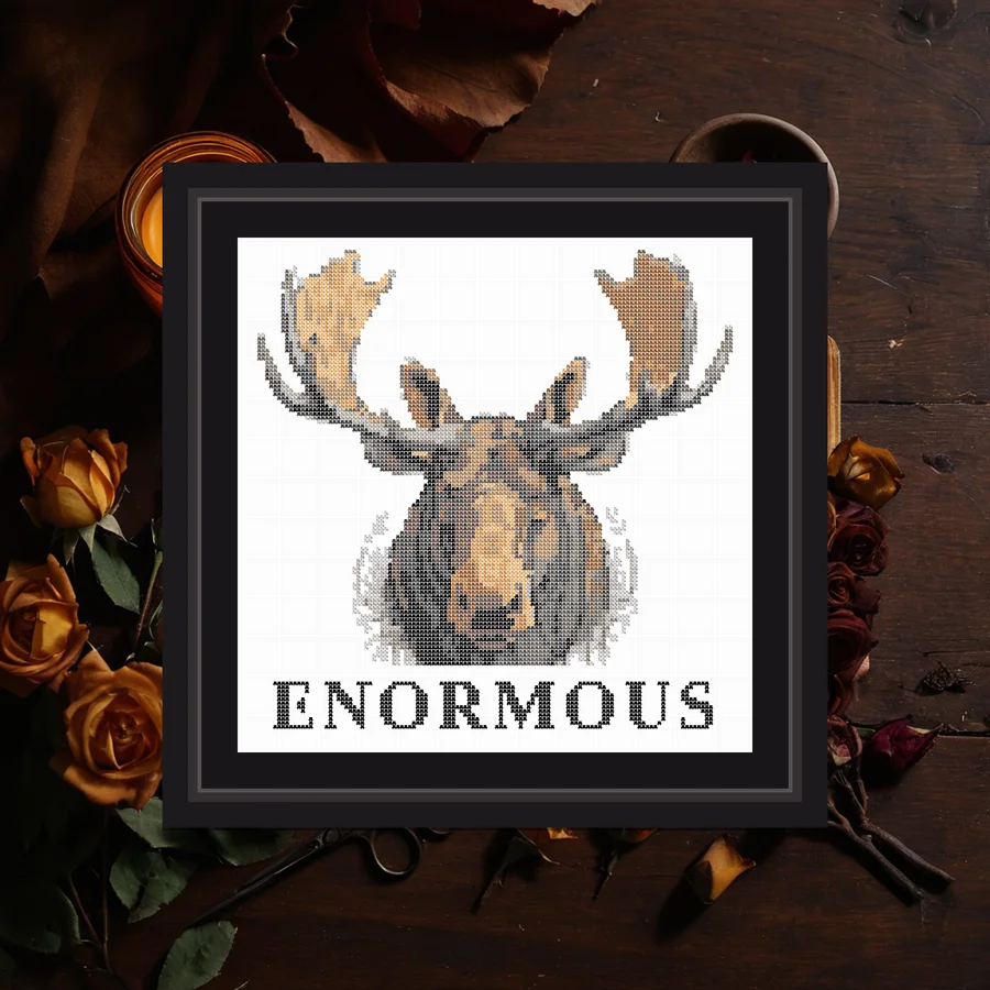 Enormous cross stitch pattern