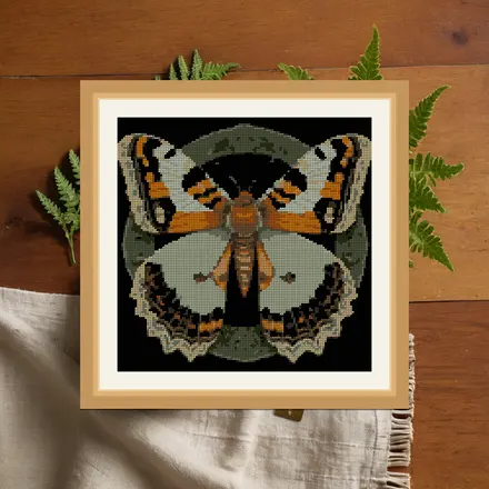 Moth Eaten Lace cross stitch pattern