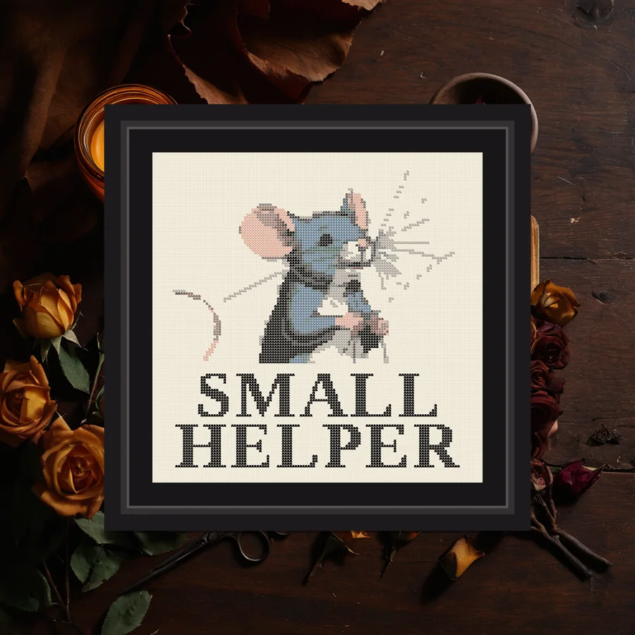 Small Helper cross stitch pattern