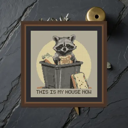 My House Now cross stitch pattern