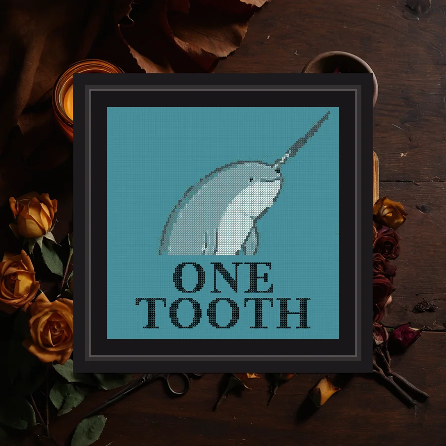 One Tooth cross stitch pattern
