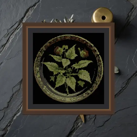 Nettle Sprig cross stitch pattern