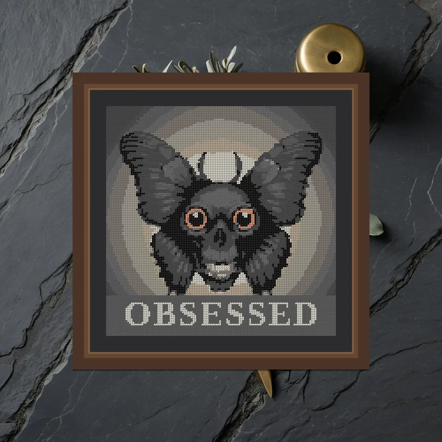 Obsessed cross stitch pattern