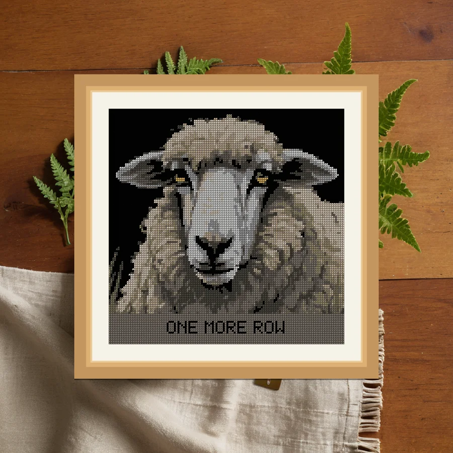 One More Row cross stitch pattern