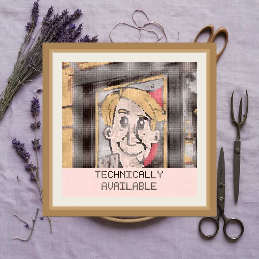 Technically Available cross stitch pattern