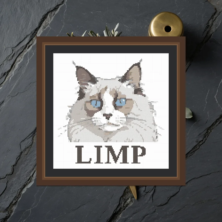 Limp cross stitch pattern