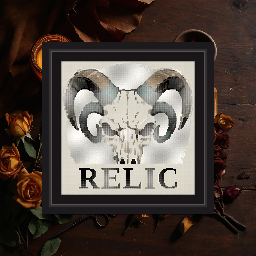 Relic cross stitch pattern
