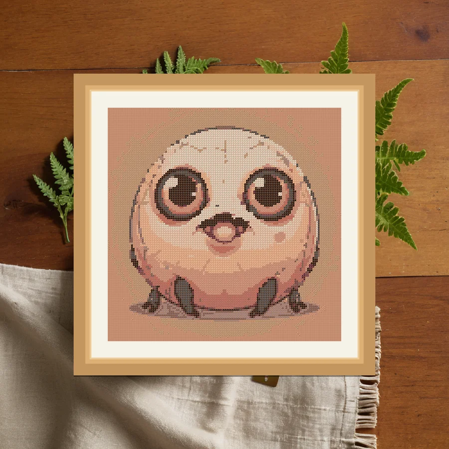 Round Spider cross stitch pattern