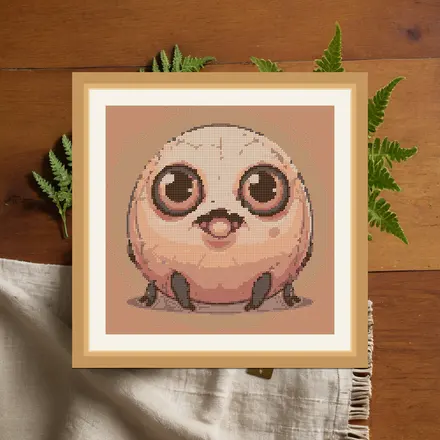 Round Spider cross stitch pattern