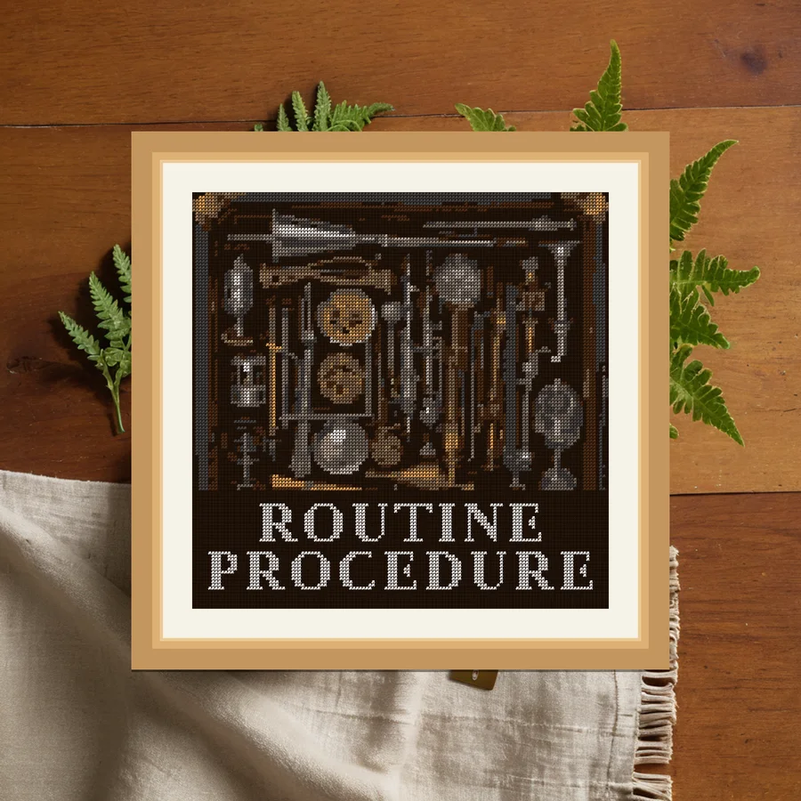 Routine Procedure cross stitch pattern