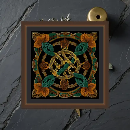 Serpent Knot cross stitch pattern