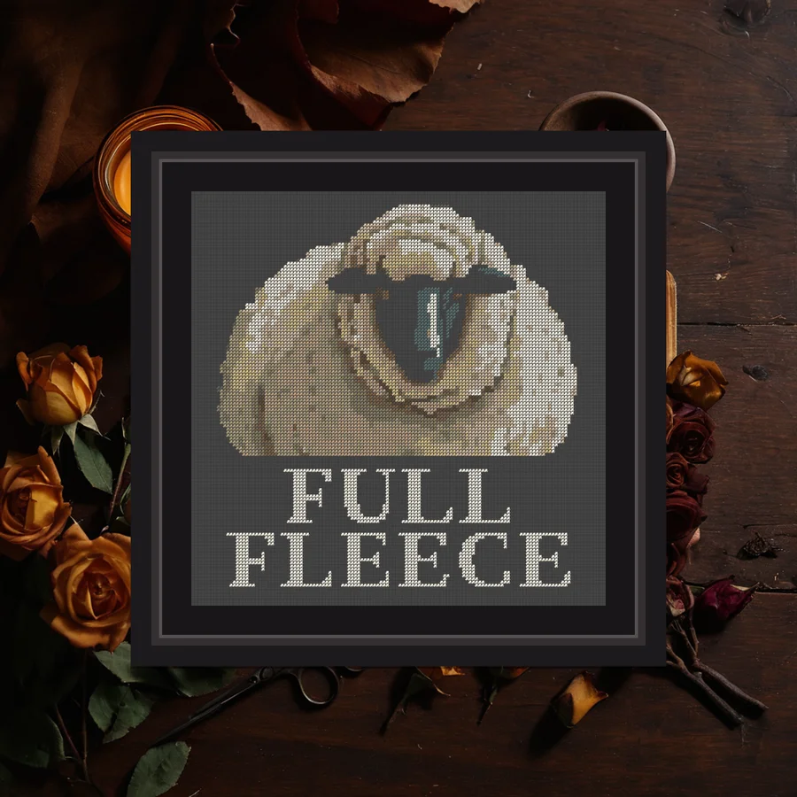 Full Fleece cross stitch pattern