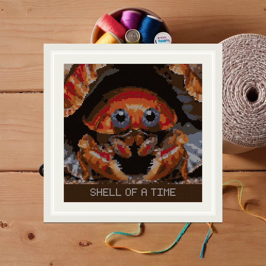 Shell Of A Time cross stitch pattern