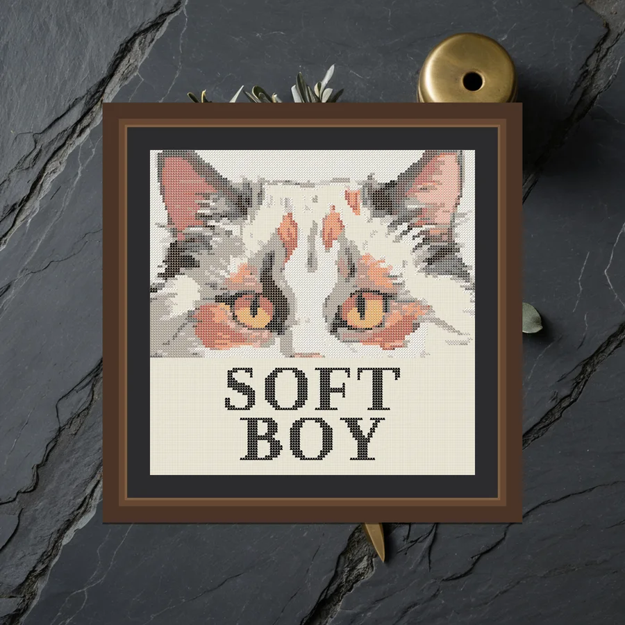Soft Boy cross stitch pattern