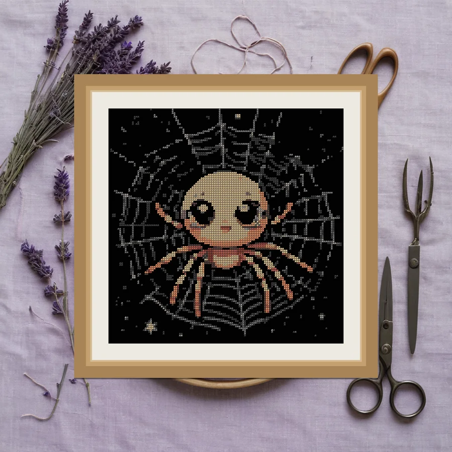 Spider And Star cross stitch pattern