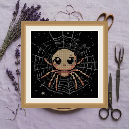 Spider And Star cross stitch pattern