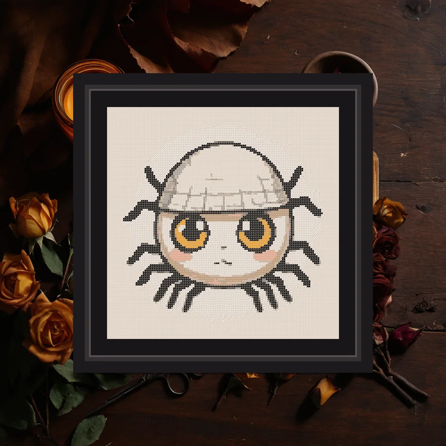 Spider Hat cross stitch pattern