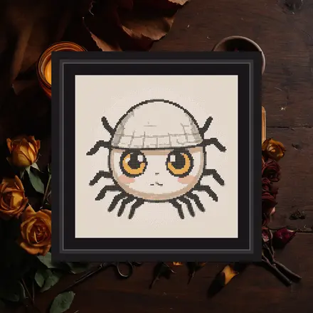 Spider Hat cross stitch pattern