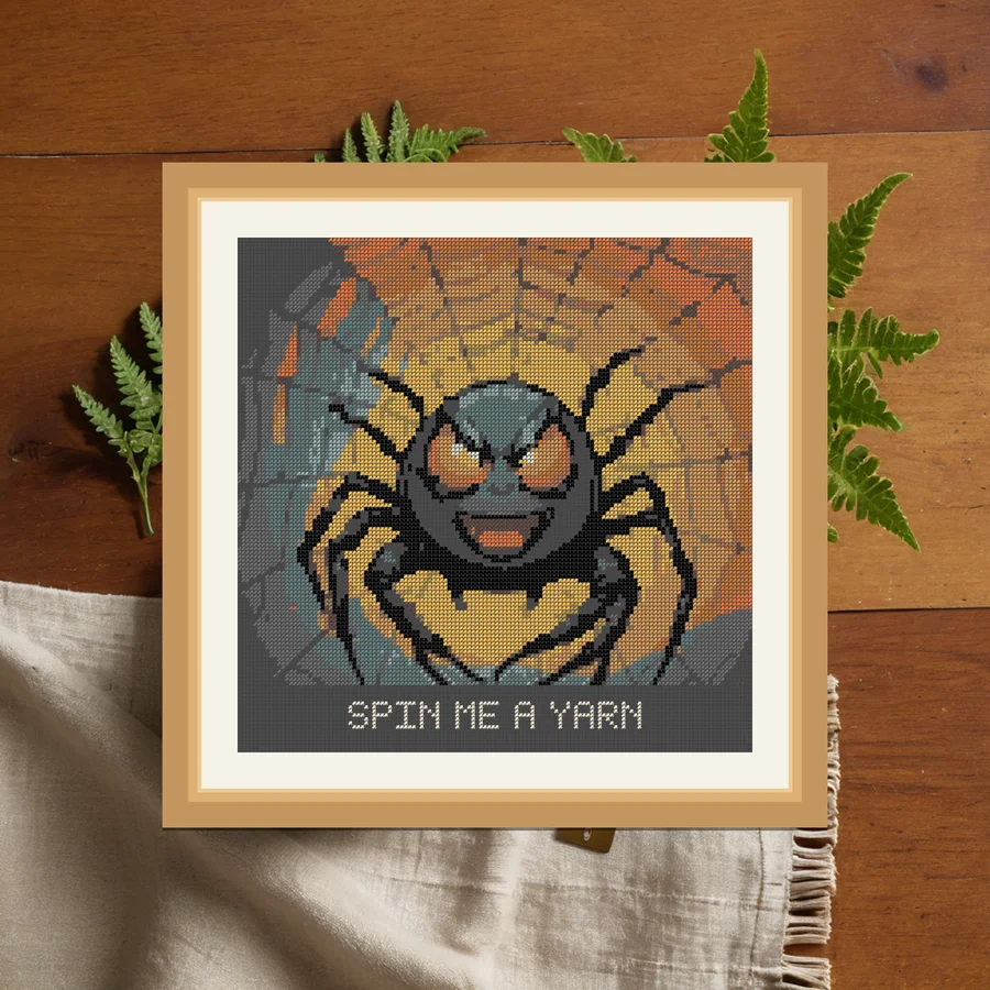Spin Me A Yarn cross stitch pattern