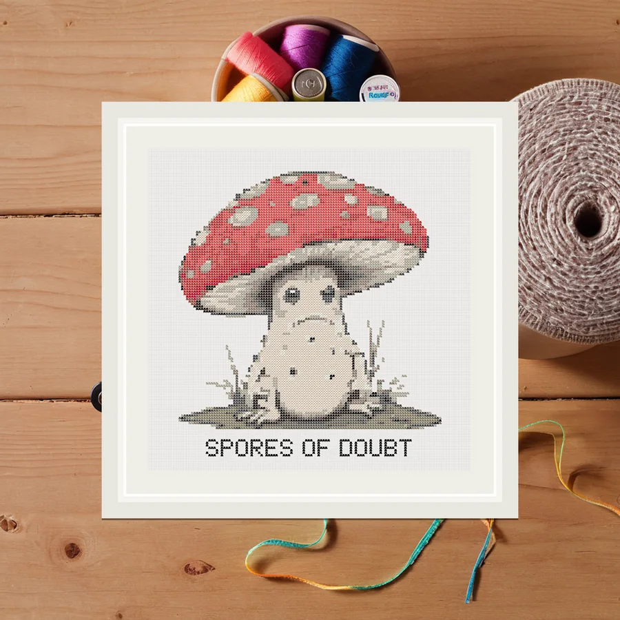 Spores Of Doubt cross stitch pattern