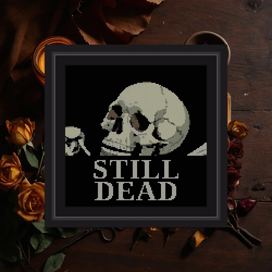 Still Dead cross stitch pattern