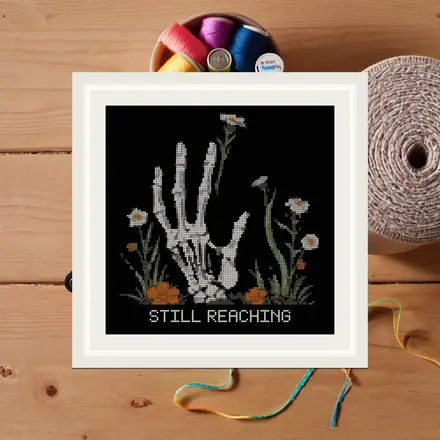 Still Reaching cross stitch pattern