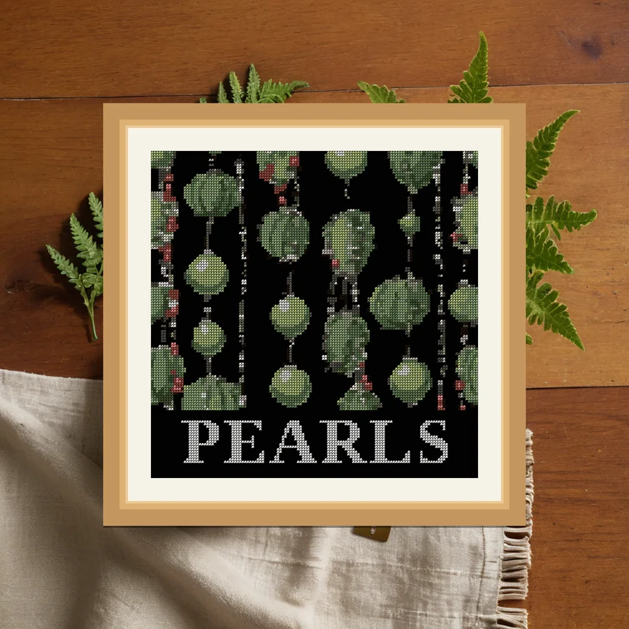Pearls cross stitch pattern