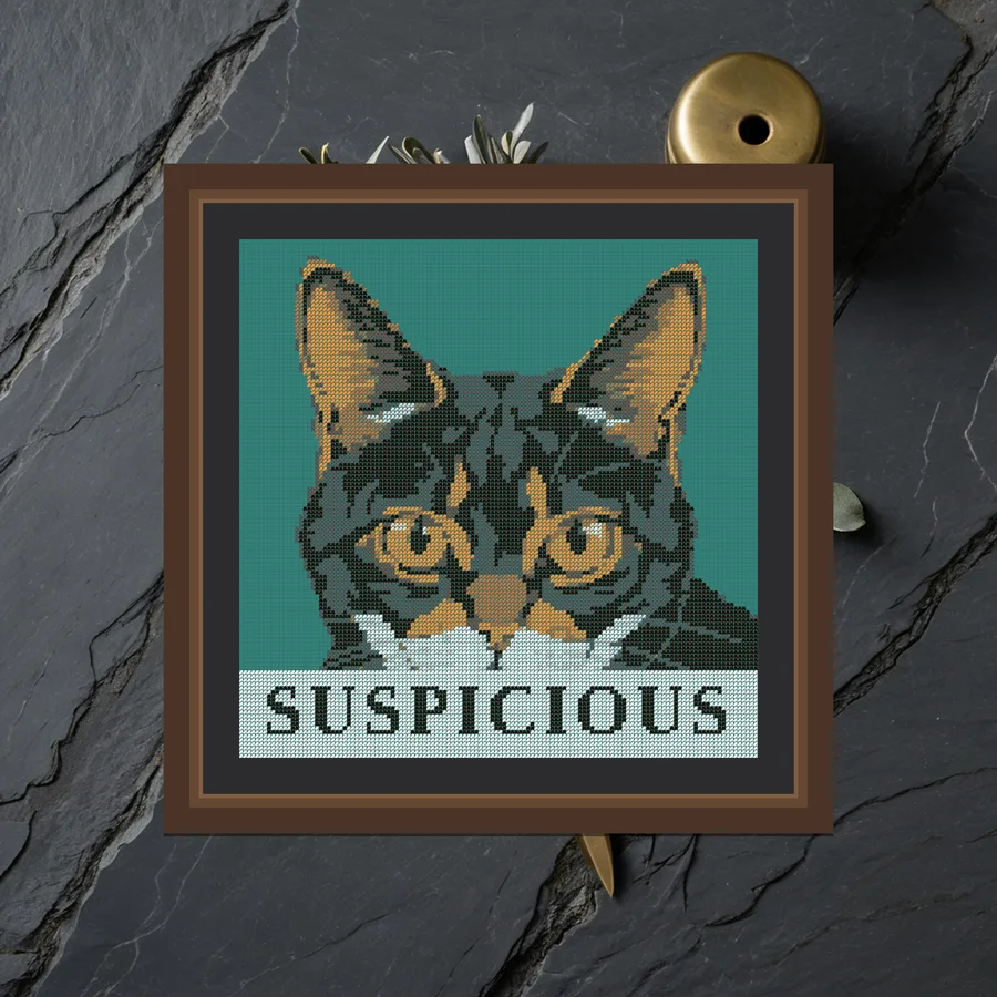 Suspicious cross stitch pattern