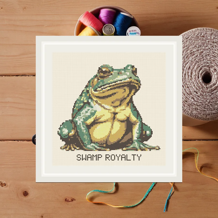 Swamp Royalty cross stitch pattern