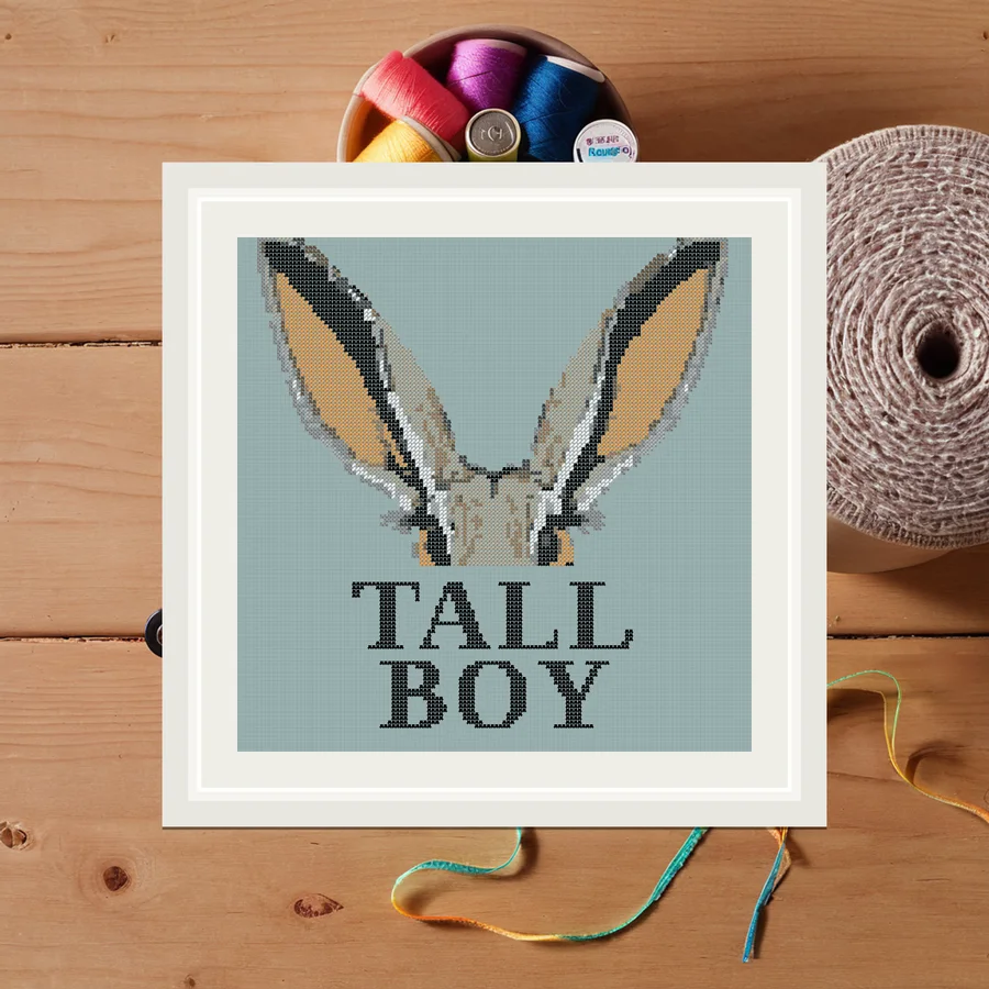 Tall Boy cross stitch pattern