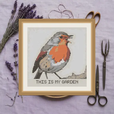 Territorial cross stitch pattern