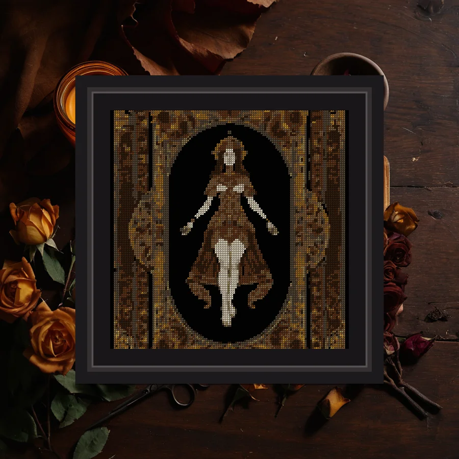 The Hanged Man cross stitch pattern