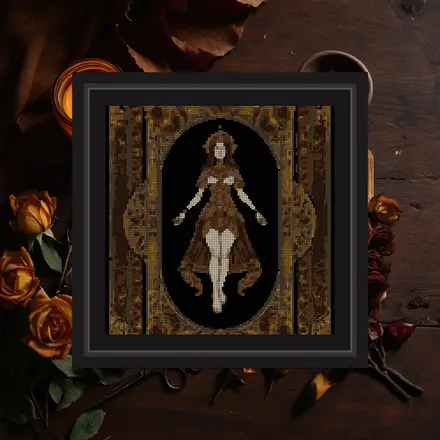 The Hanged Man cross stitch pattern