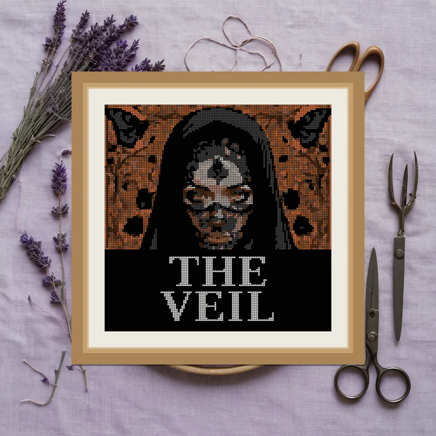 The Veil cross stitch pattern