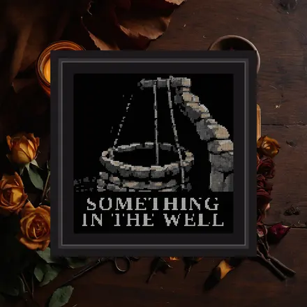 Something In The Well cross stitch pattern