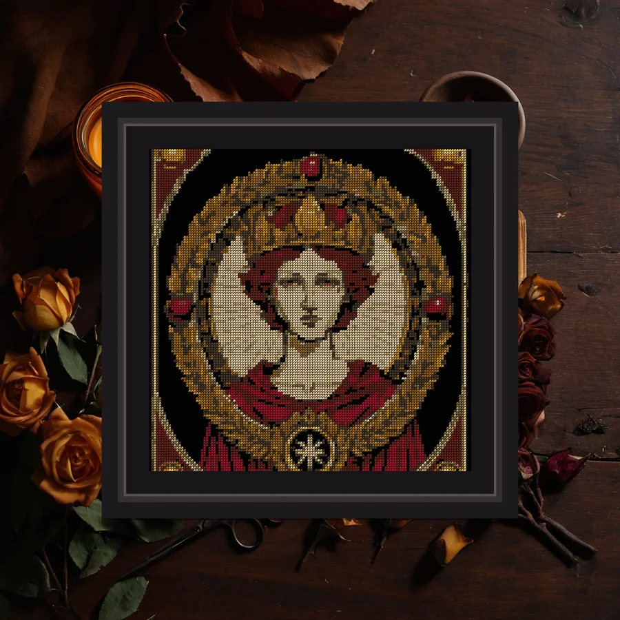 The World Card cross stitch pattern