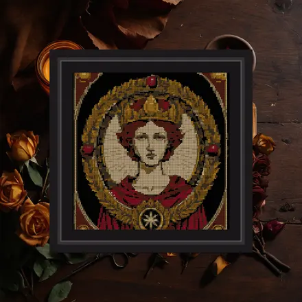 The World Card cross stitch pattern