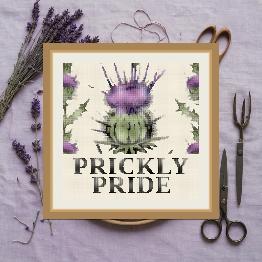 Prickly Pride cross stitch pattern