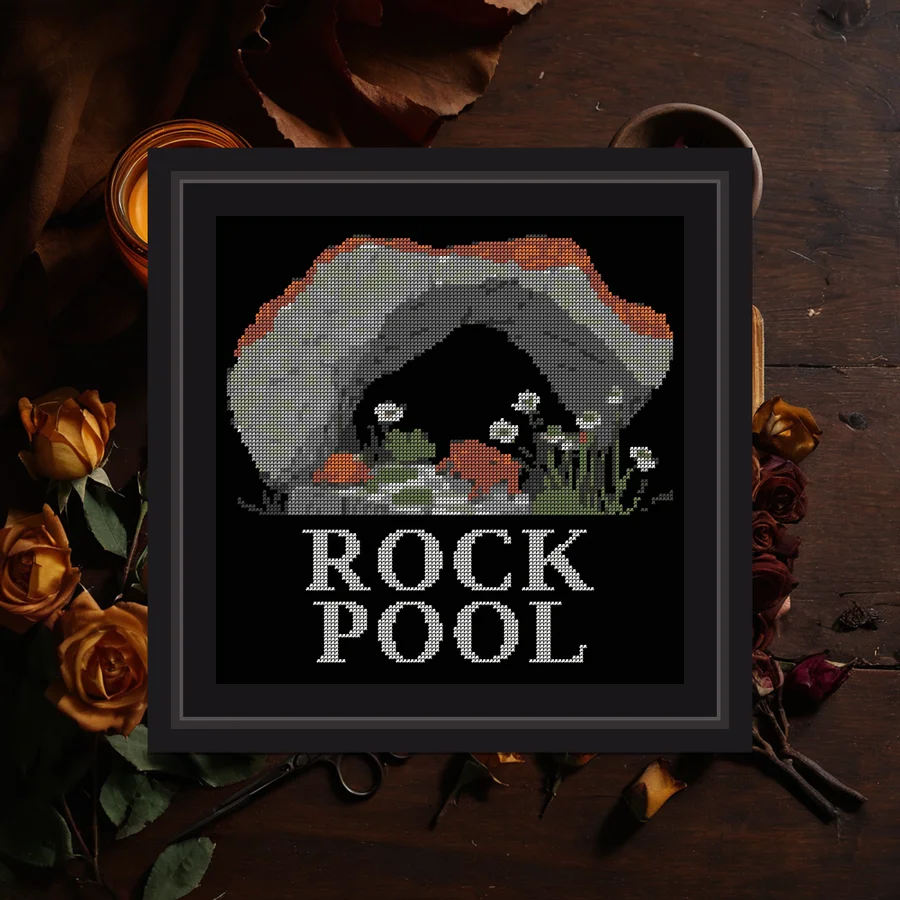Rock Pool cross stitch pattern