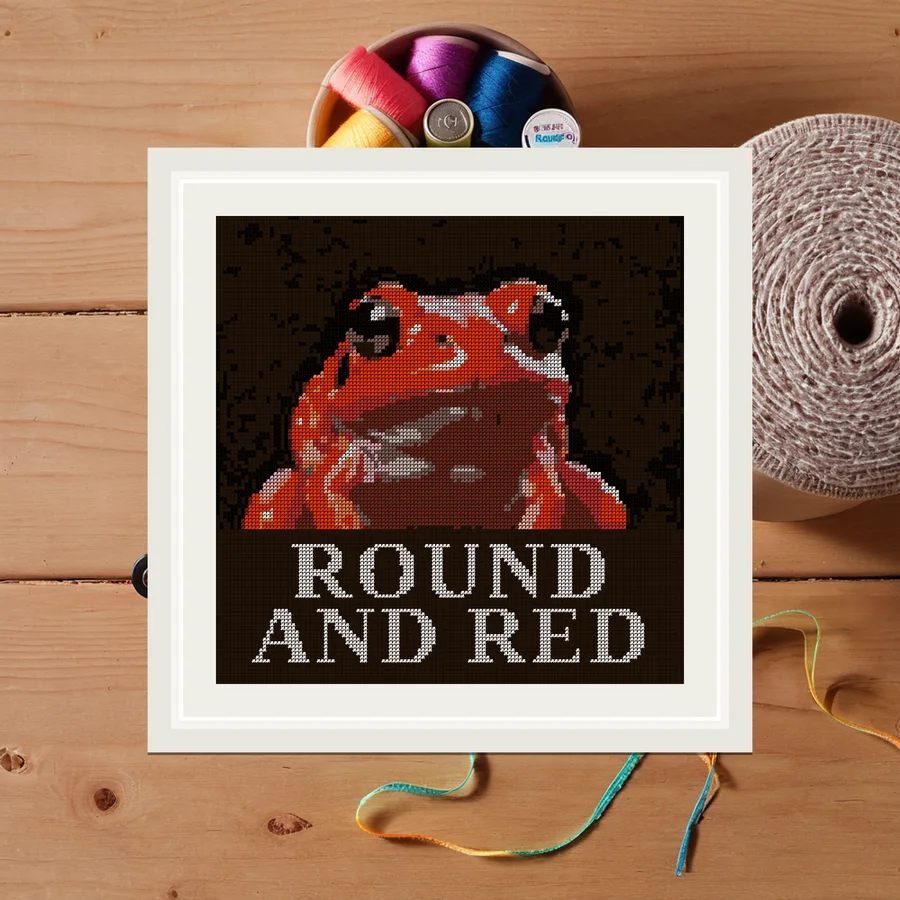 Tomato cross stitch pattern
