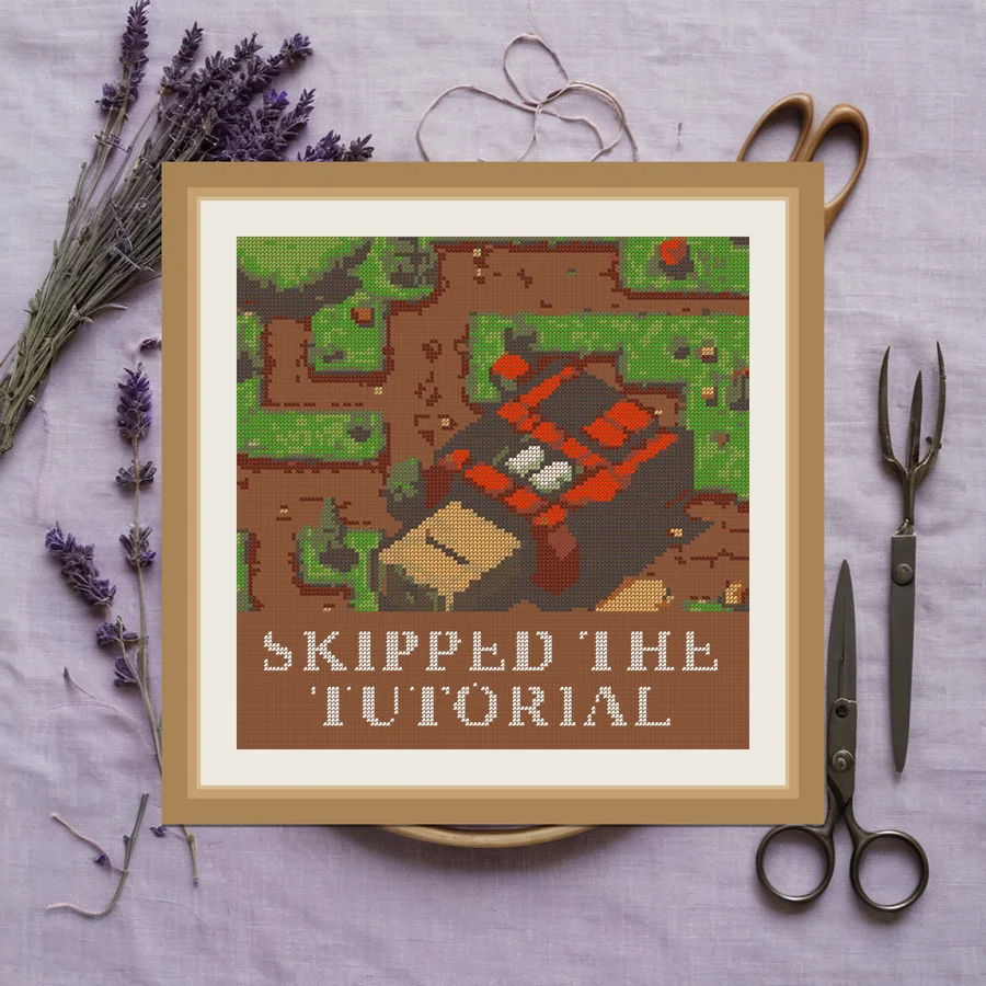 Skipped The Tutorial cross stitch pattern