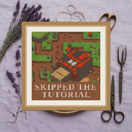 Skipped The Tutorial cross stitch pattern