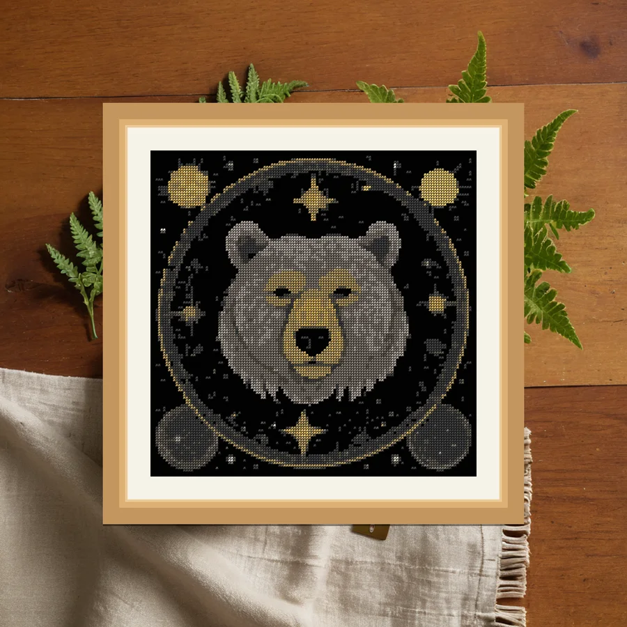 Ursa Major cross stitch pattern