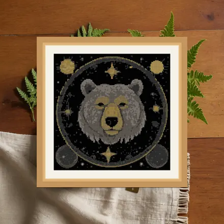 Ursa Major cross stitch pattern