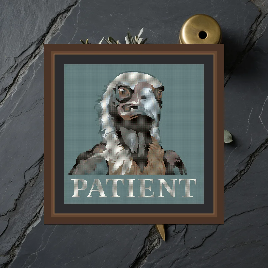 Vulture Culture cross stitch pattern
