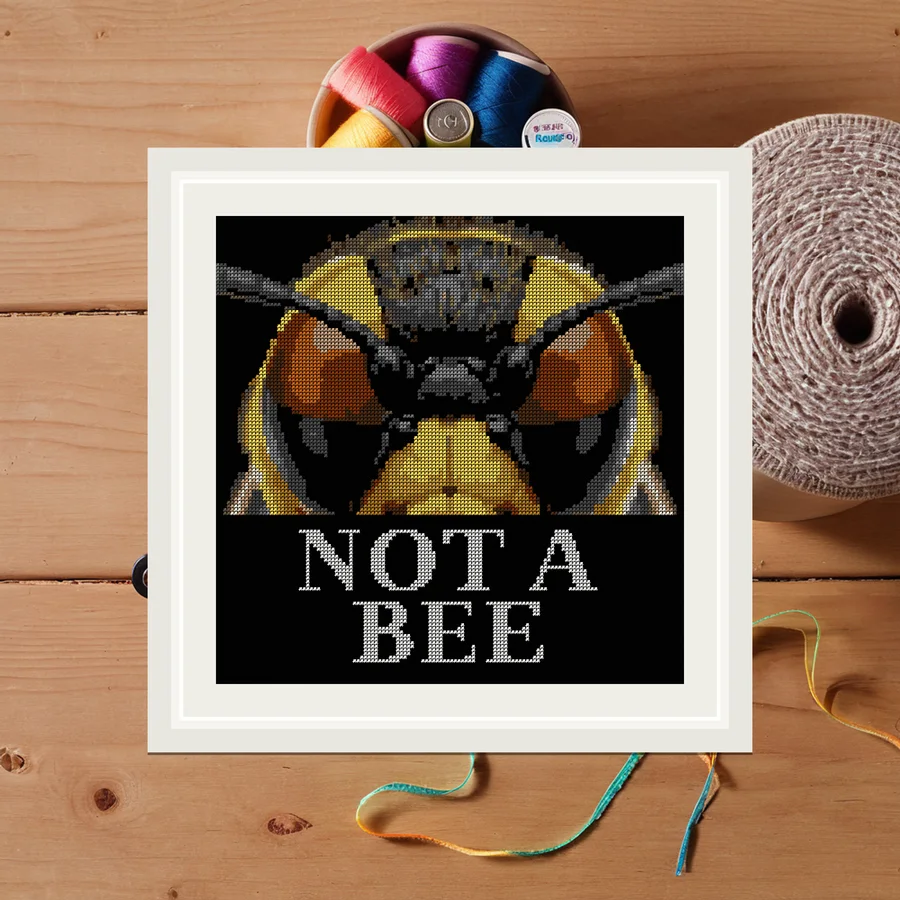 Not A Bee cross stitch pattern
