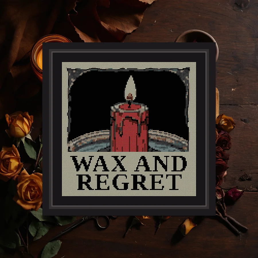 Wax And Regret cross stitch pattern