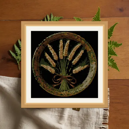 Wheat Sheaf cross stitch pattern